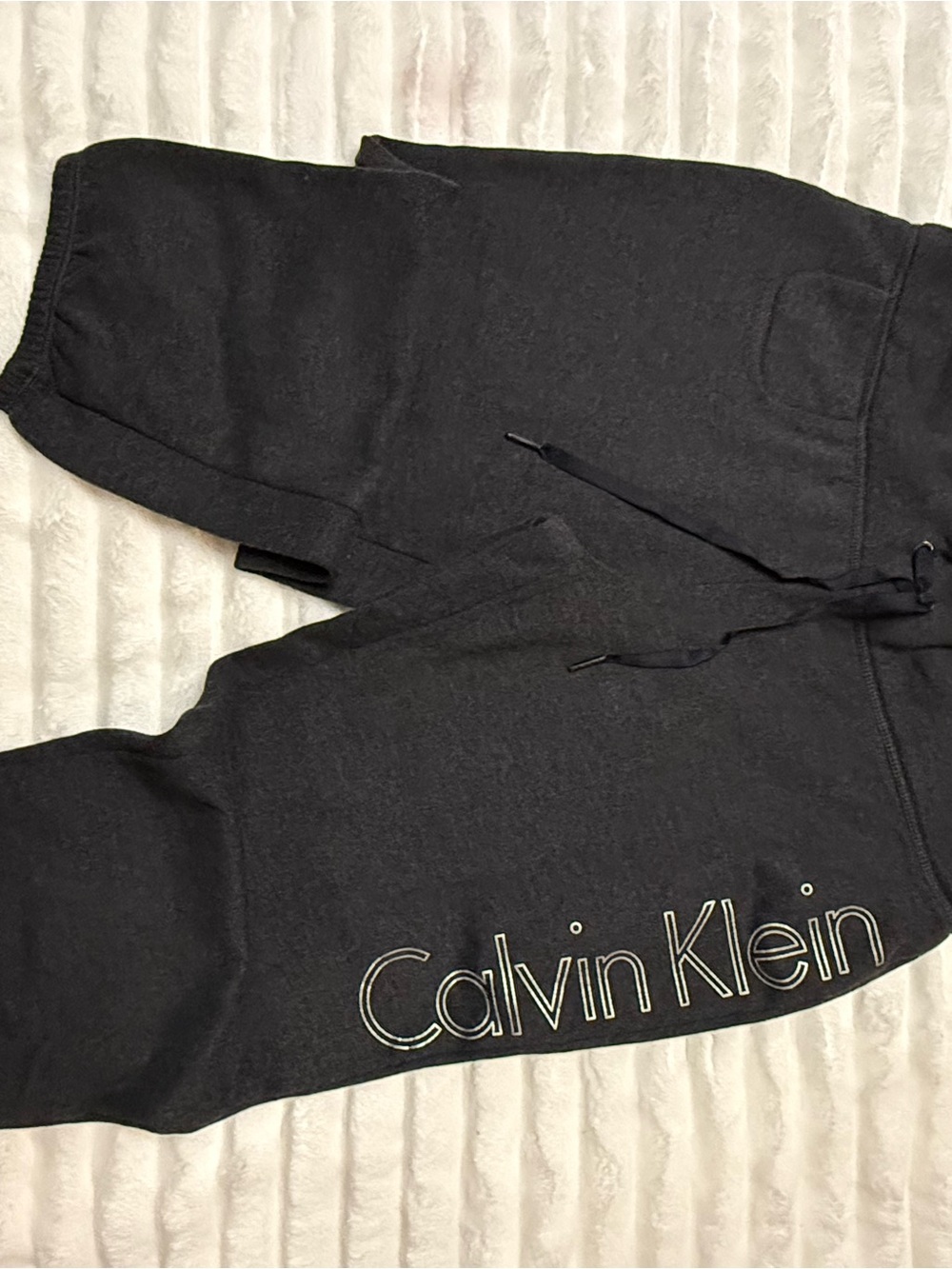 Calvin Klein Black Logo Jogger Pants